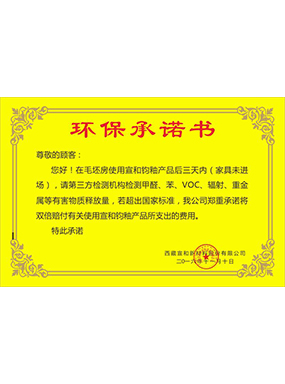 环保承诺书
